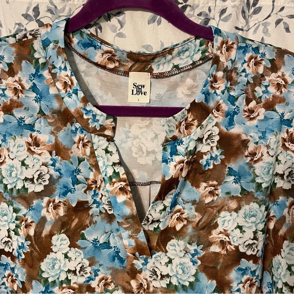 Sew In Love Set of Two Floral Lizzy Tops - Picture 3 of 7